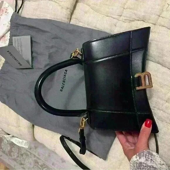 BALENCIAGA Hourglass Small leather crossbody bag - Picture 13 of 13